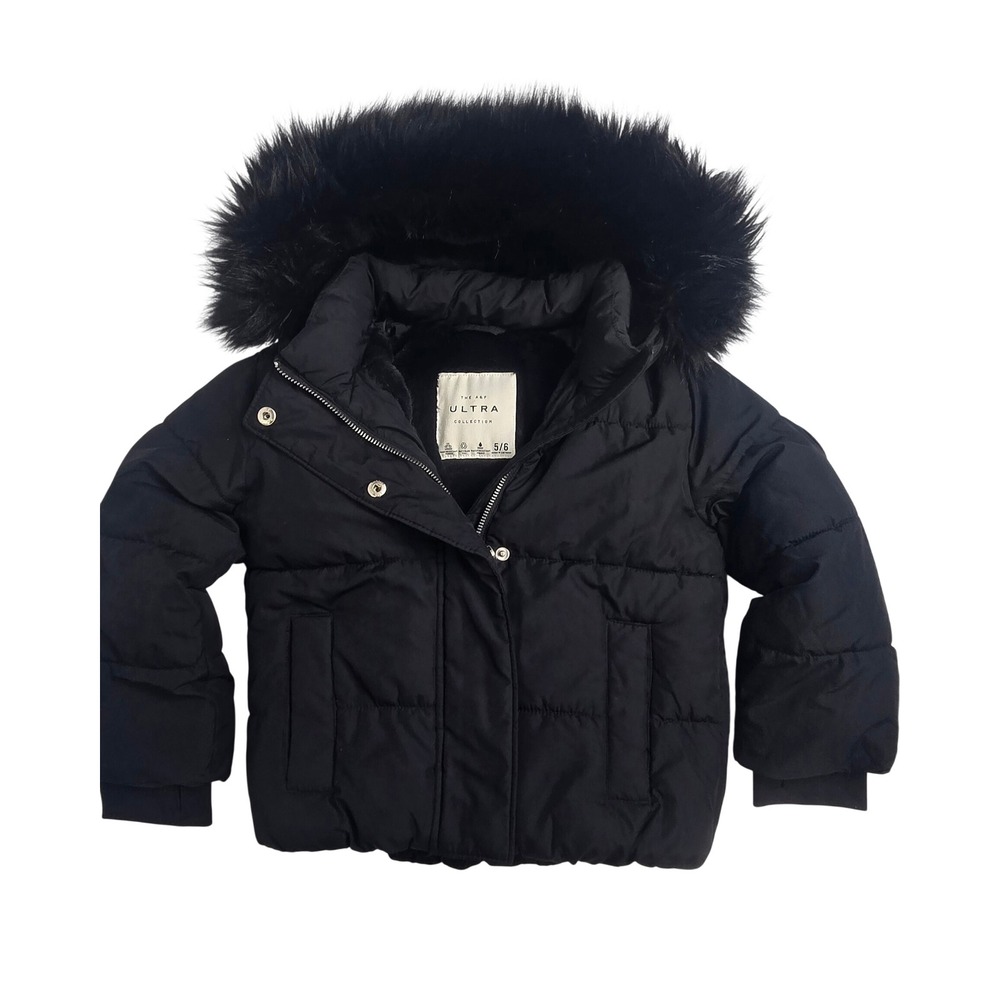Abercrombie Kids 5/6 Puffer Jacket Kids Black Excellent
